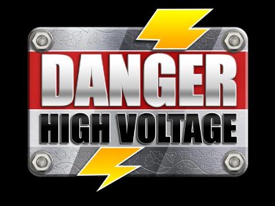 Danger High Voltage Slot