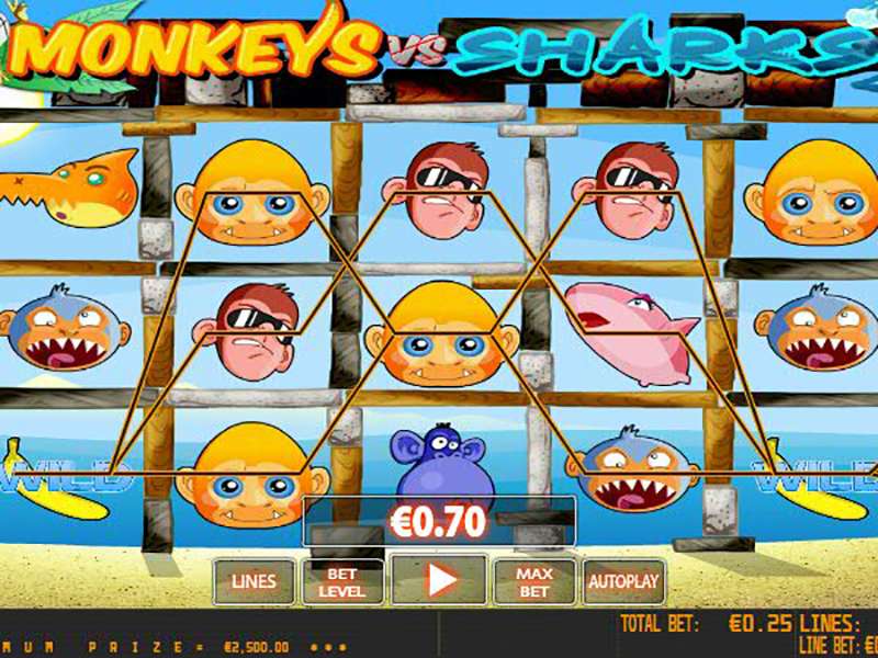 Monkeys VS Sharks Slot