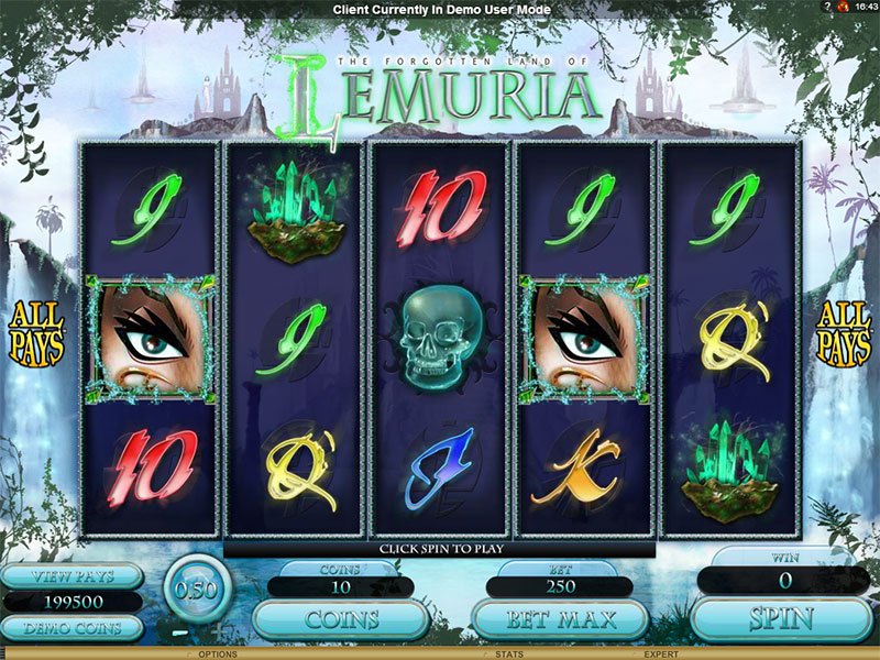 The Forgotten Land Of Lemuria Slot