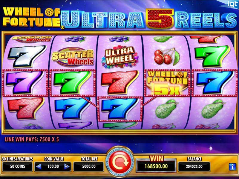 Wheel Of Fortune Ultra 5 Reels Slot